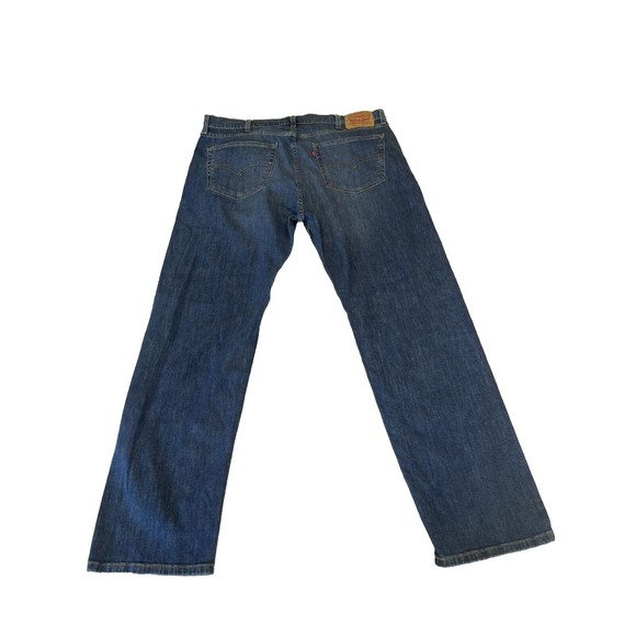NEW Levis 505 Regular Fit Classic Men’s Jeans Size 40x32 Blue Cotton Den… - Picture 2 of 9